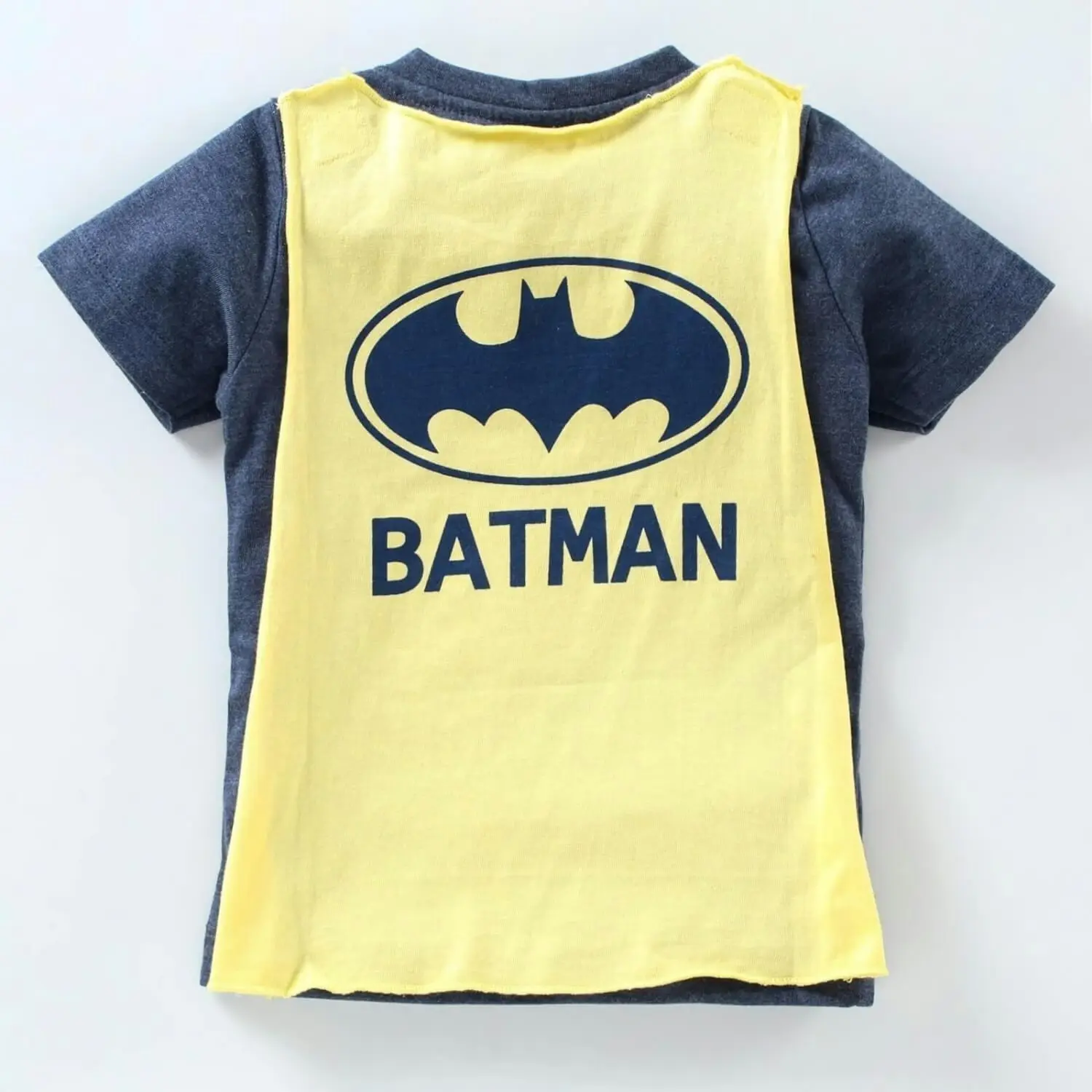 BabiesMart 1 Set Boys Clothes Batman Print Top With Cape Baby and Toddler