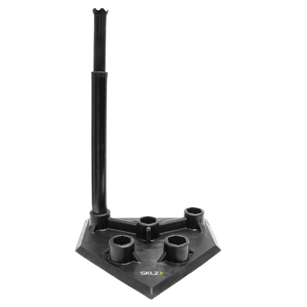 SKLZ 5-Position Adjustable Height Training/Practice Baseball Rubber Tee V2 Black