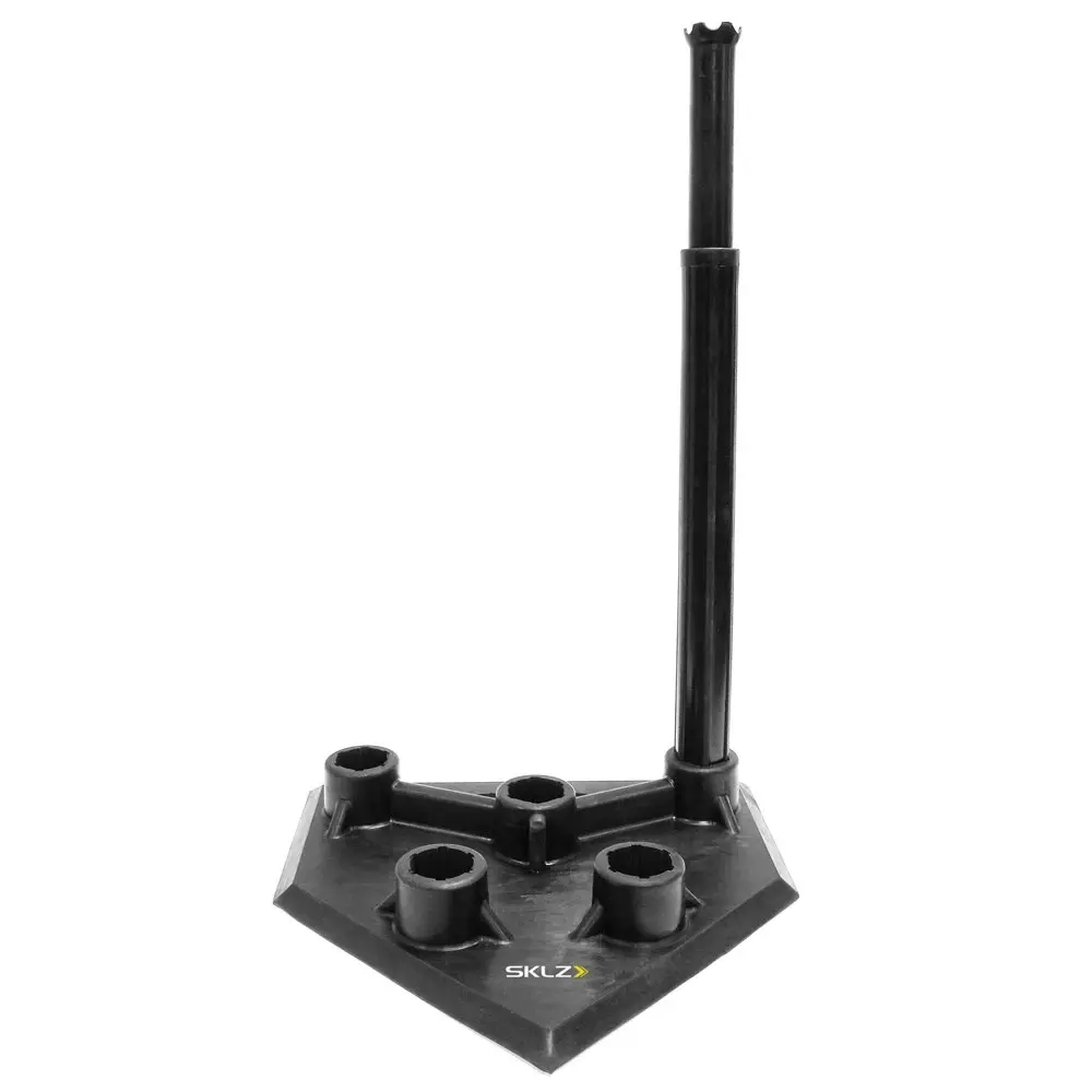 SKLZ 5-Position Adjustable Height Training/Practice Baseball Rubber Tee V2 Black