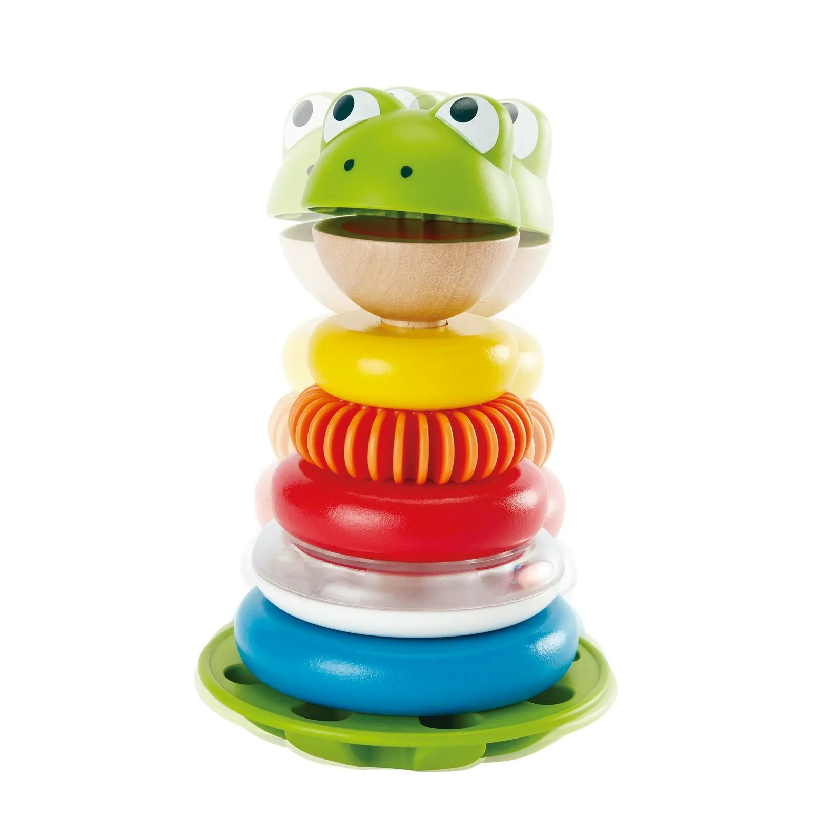 Hape Mr. Frog 19cm Stacking/Building Educational/Activity Rings Infant/Baby 12m+