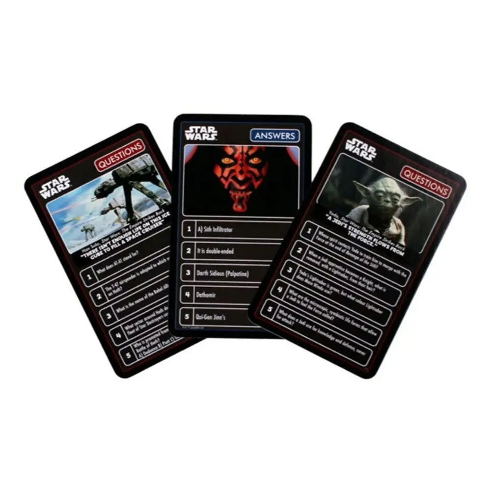 Top Trumps Star Wars Quiz/Trivia Game/Card 500 Questions 8y+ Family/Kids/Adult