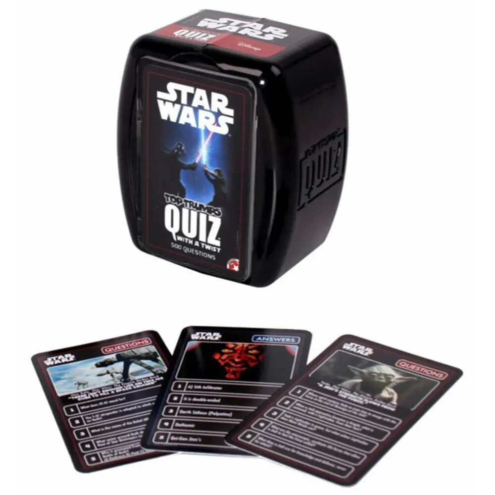 Top Trumps Star Wars Quiz/Trivia Game/Card 500 Questions 8y+ Family/Kids/Adult