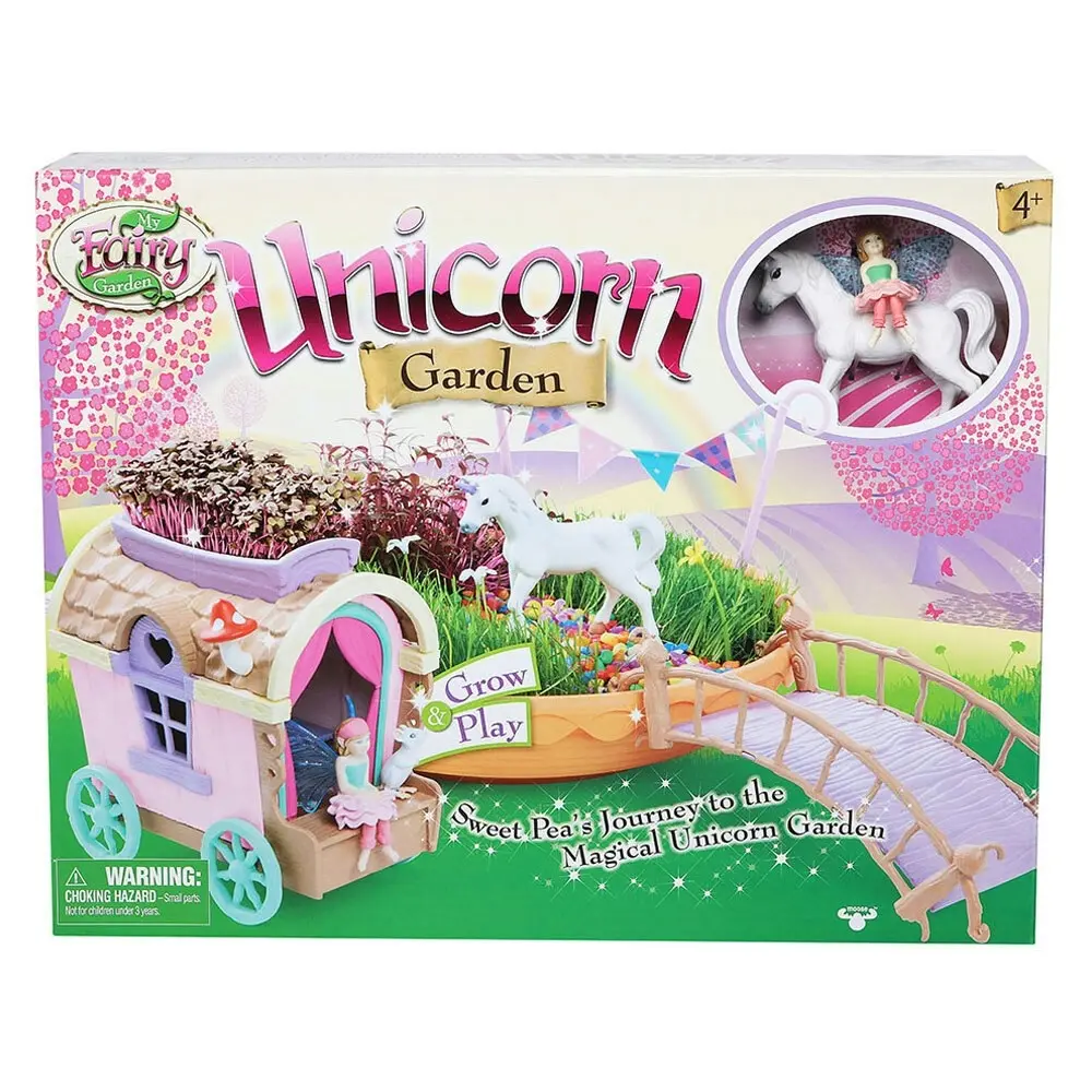 My Fairy Garden Unicorn Garden/Caravan Kids/Children 4y+ Fun Activity Play Toy