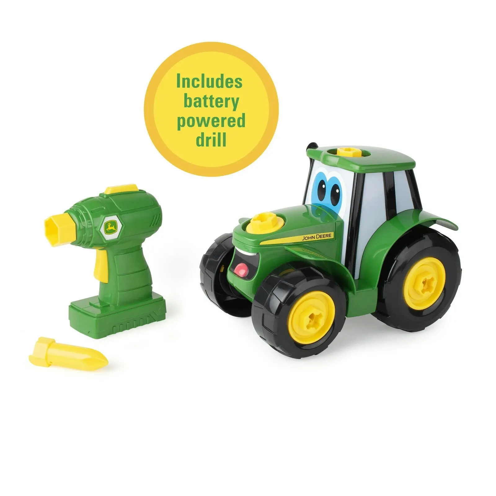 John Deere Build A Johnny Tractor Die Cast Vehicle/Car/Toy/Kids Interactive/Fun