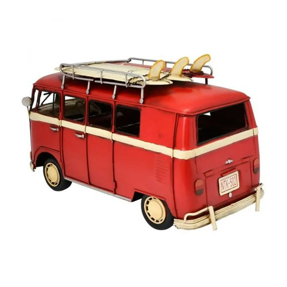 Boyle Volkswagen 32cm Kombi Van Ornament Diecast Vehicle Display Collectible Red