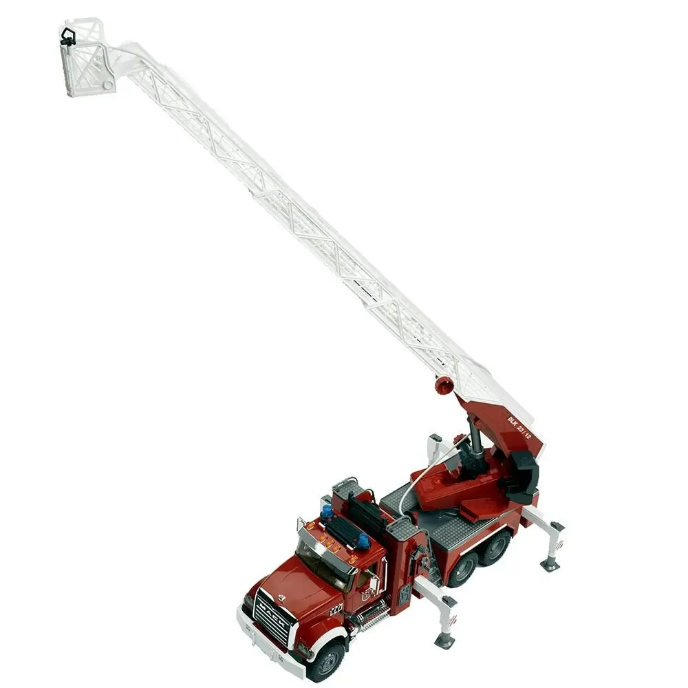 Bruder 1:16 Mack 63cm Granite Fire Engine w/ Slewing Ladder/Water Pump Toy 4yr+