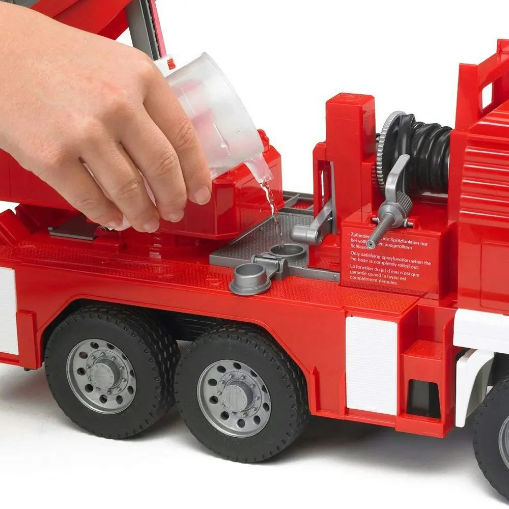 Bruder 1:16 47cm Man TGA Fire Engine Truck w/Water Pump/Light/Sound Kids 4y+ Toy