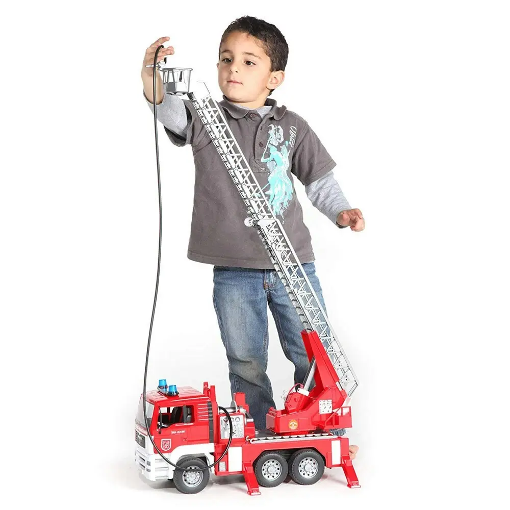 Bruder 1:16 47cm Man TGA Fire Engine Truck w/Water Pump/Light/Sound Kids 4y+ Toy