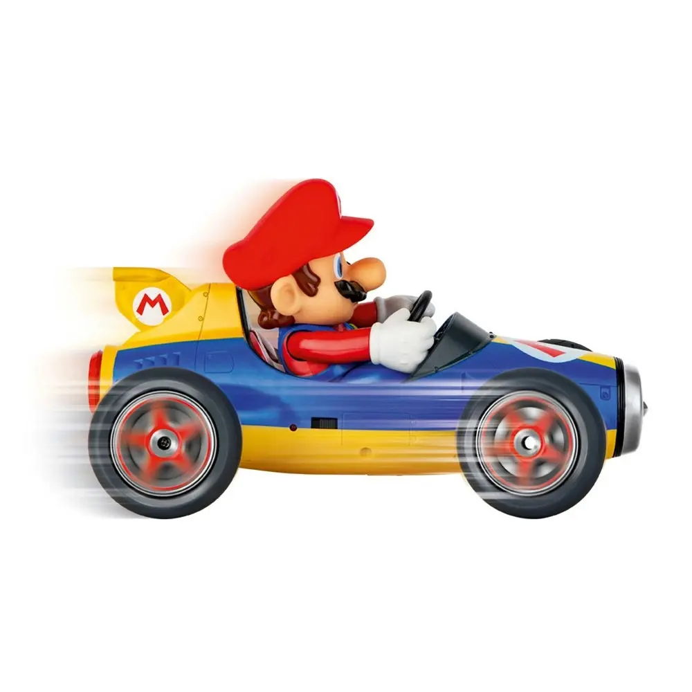 Carrera 1:18 Rechargeable RC Mariokart Mach 8 Mario Remote Control Kids Toy 6y+