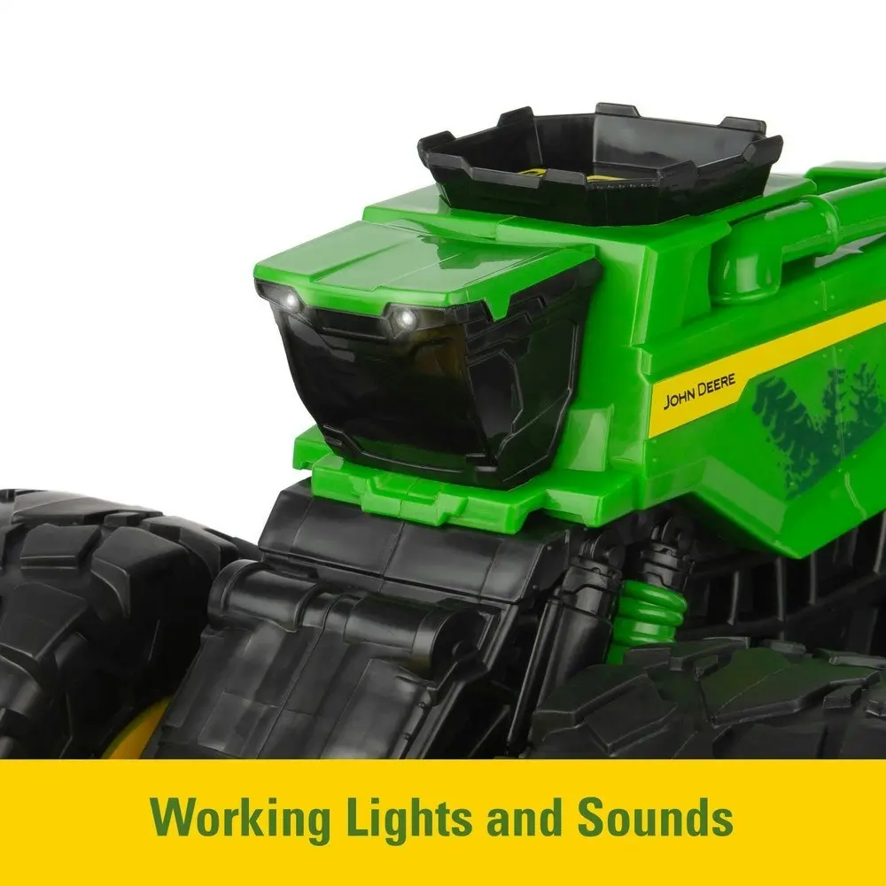 John Deere Kids 45cm Monster Treads Super Scale Combine Children Vehicle Toy 3y+