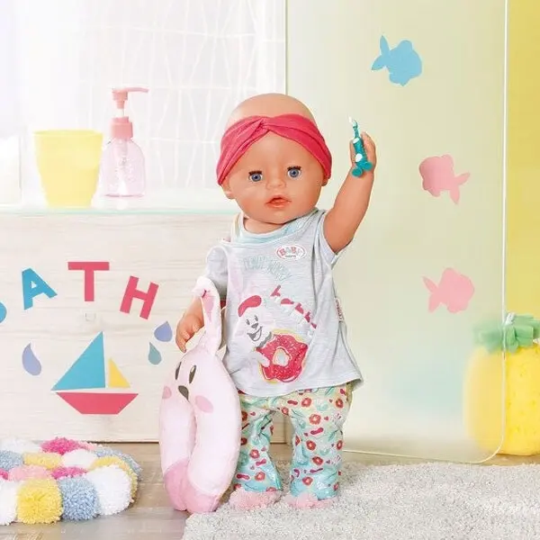 Baby Born Bath Deluxe Good Night Clothes f/ 43cm Dolls Kids/Toddler 3y+ Play Toy