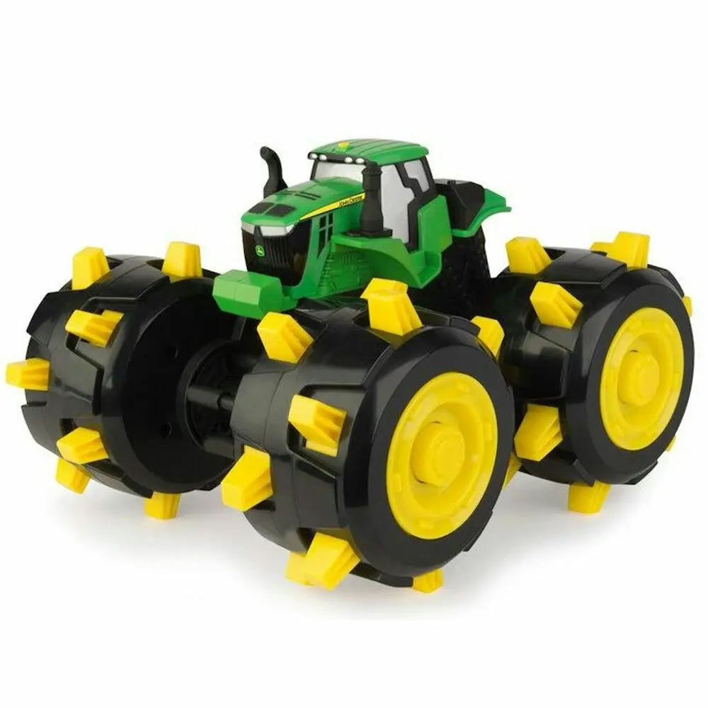 John Deere Monster Spike Treads Tractor/Truck Retractable Wheels Kids Toy/Play