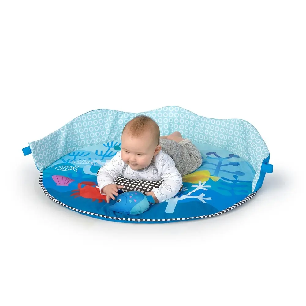 Baby Einstein Neptune Under the Sea Lights & Sounds Activity Gym Floor Playmat