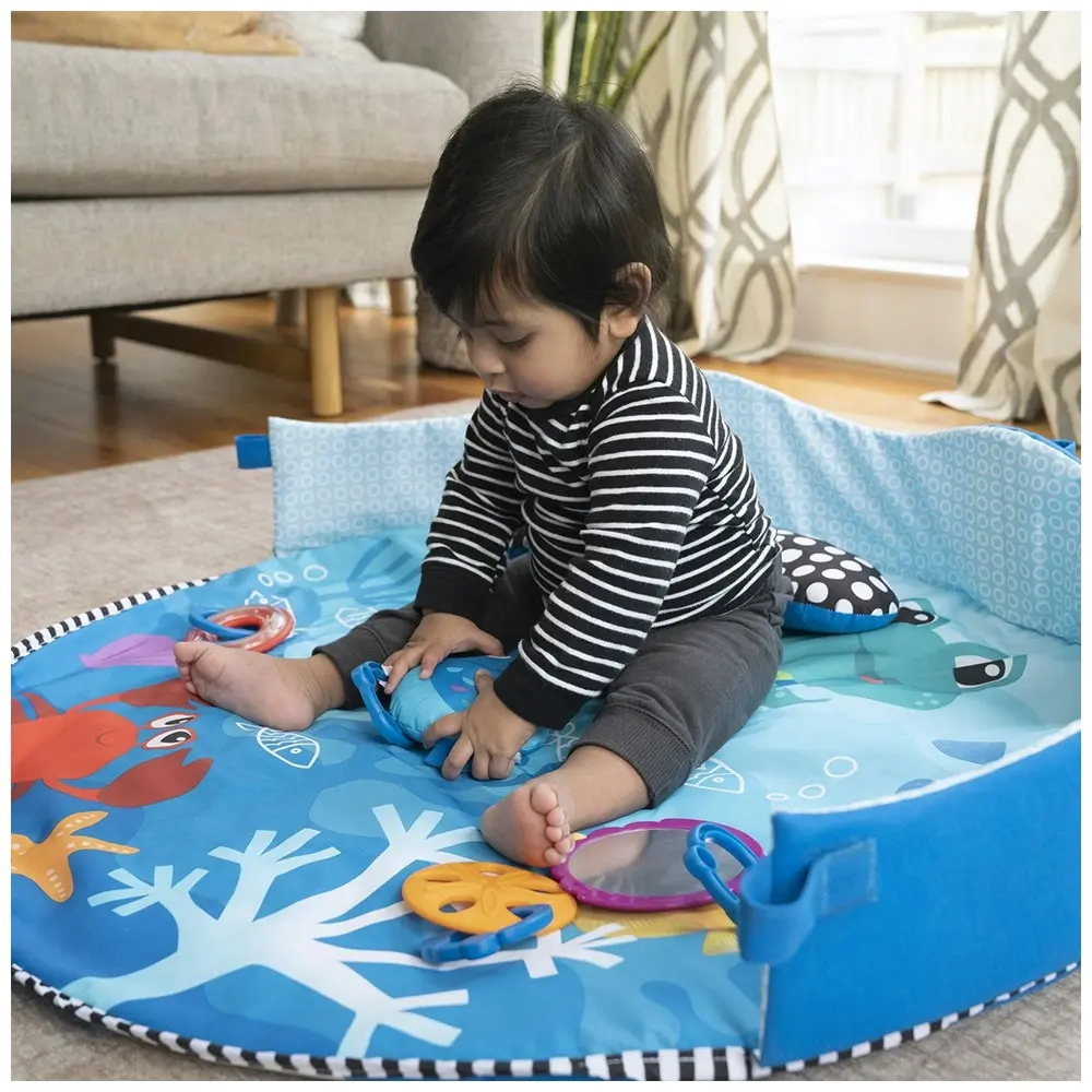 Baby Einstein Neptune Under the Sea Lights & Sounds Activity Gym Floor Playmat