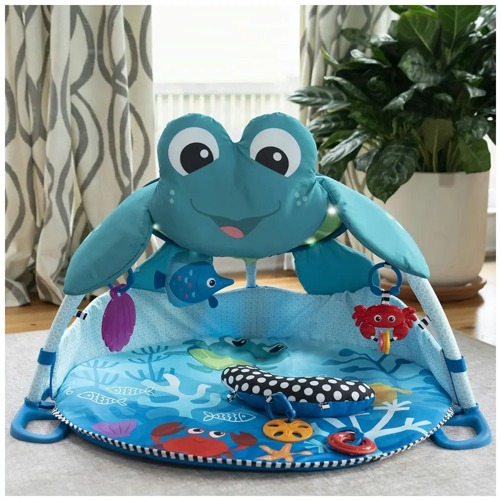 Baby Einstein Neptune Under the Sea Lights & Sounds Activity Gym Floor Playmat