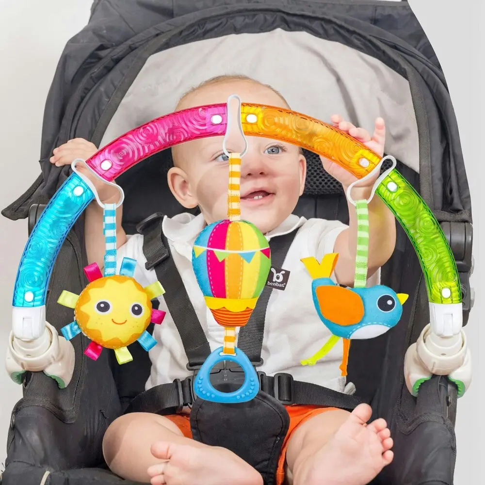 Benbat Dazzle Rainbow Play Hanging Arch Stroller/Bouncers Baby Educational Toys