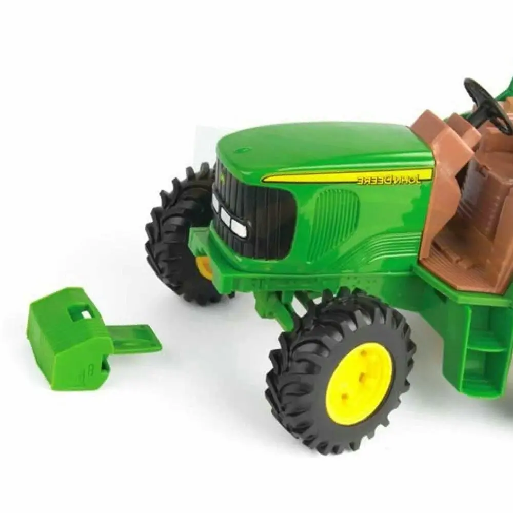 John Deere 20cm Steerable Tractor Kids Interactive Farm Vehicle Fun Toy 3y+