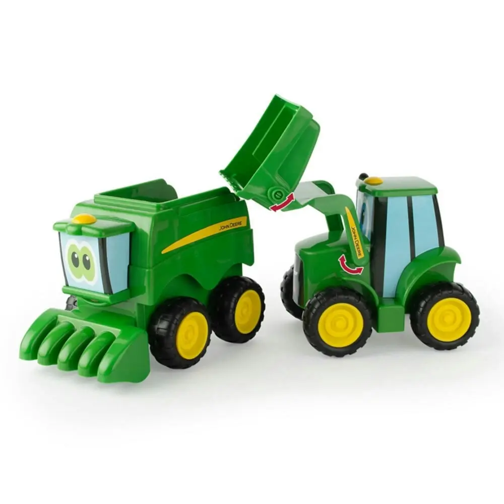 2pc John Deere Farmin' Friends Farm Vehicle Tractor Kids/Children Toy 3y+ GRN