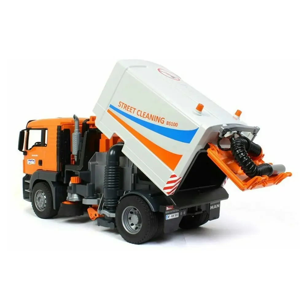 Bruder BS100 1:16 TGS Street Sweeper Cleaning Truck Kids Pretend Play Toy 4y+