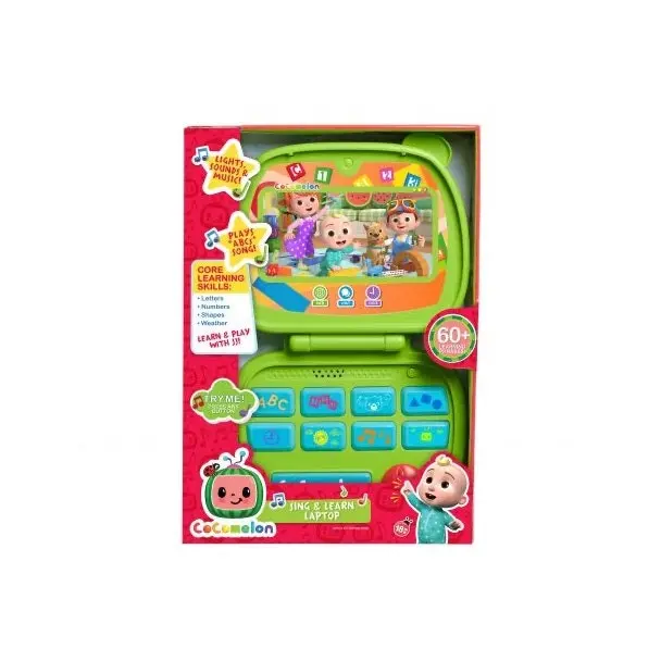 Cocomelo Sing & Learn Laptop Educational Letter Interactive Kids/Toddler 18m+