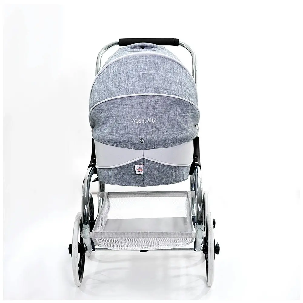 Valco Baby 66cm Just Like Mum Princess Pram/Stroller f/ Dolls Grey Marle 3y+