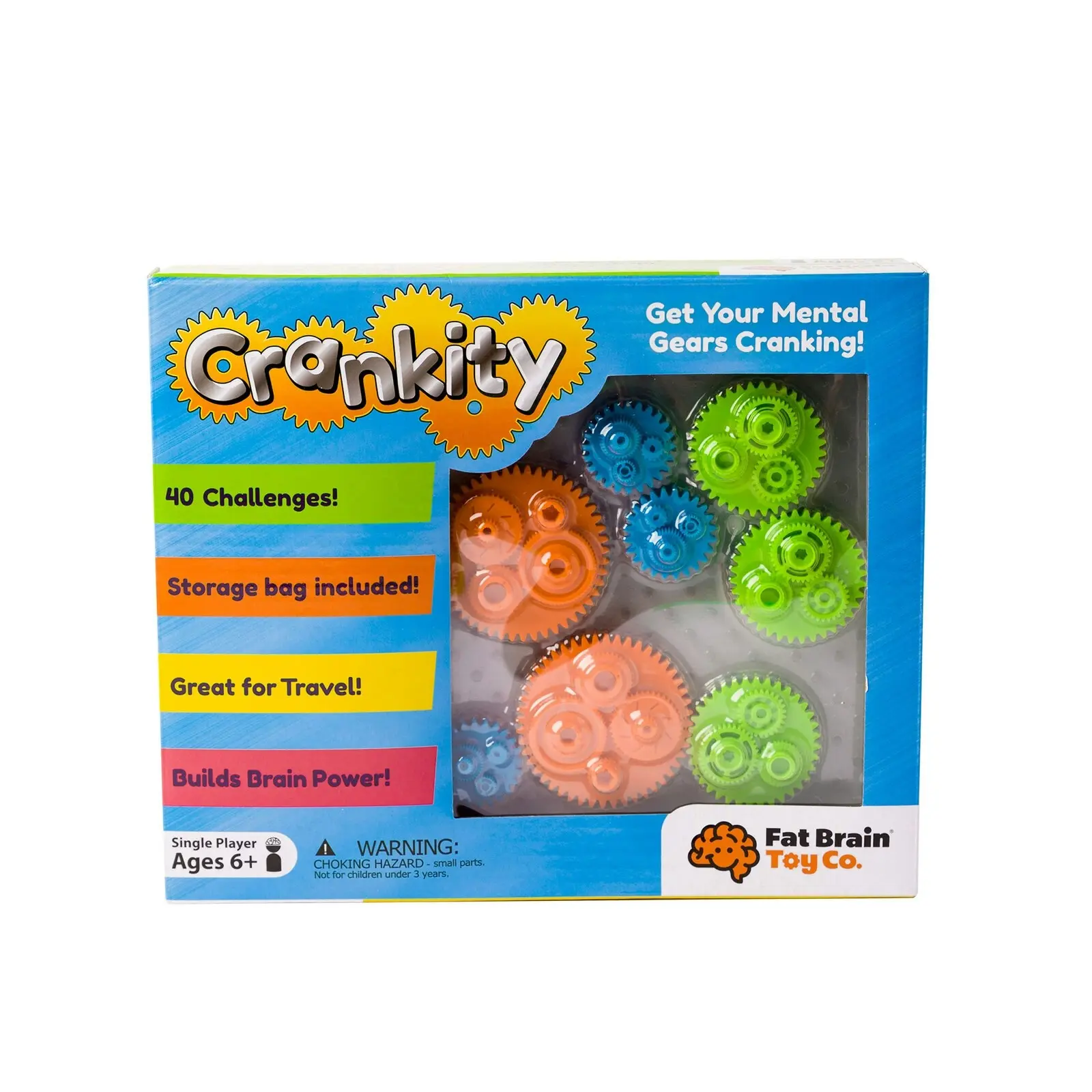 Fat Brain Toy Co. Crankity Brainteaser Kids/Children Puzzle Educational Toy 6y+