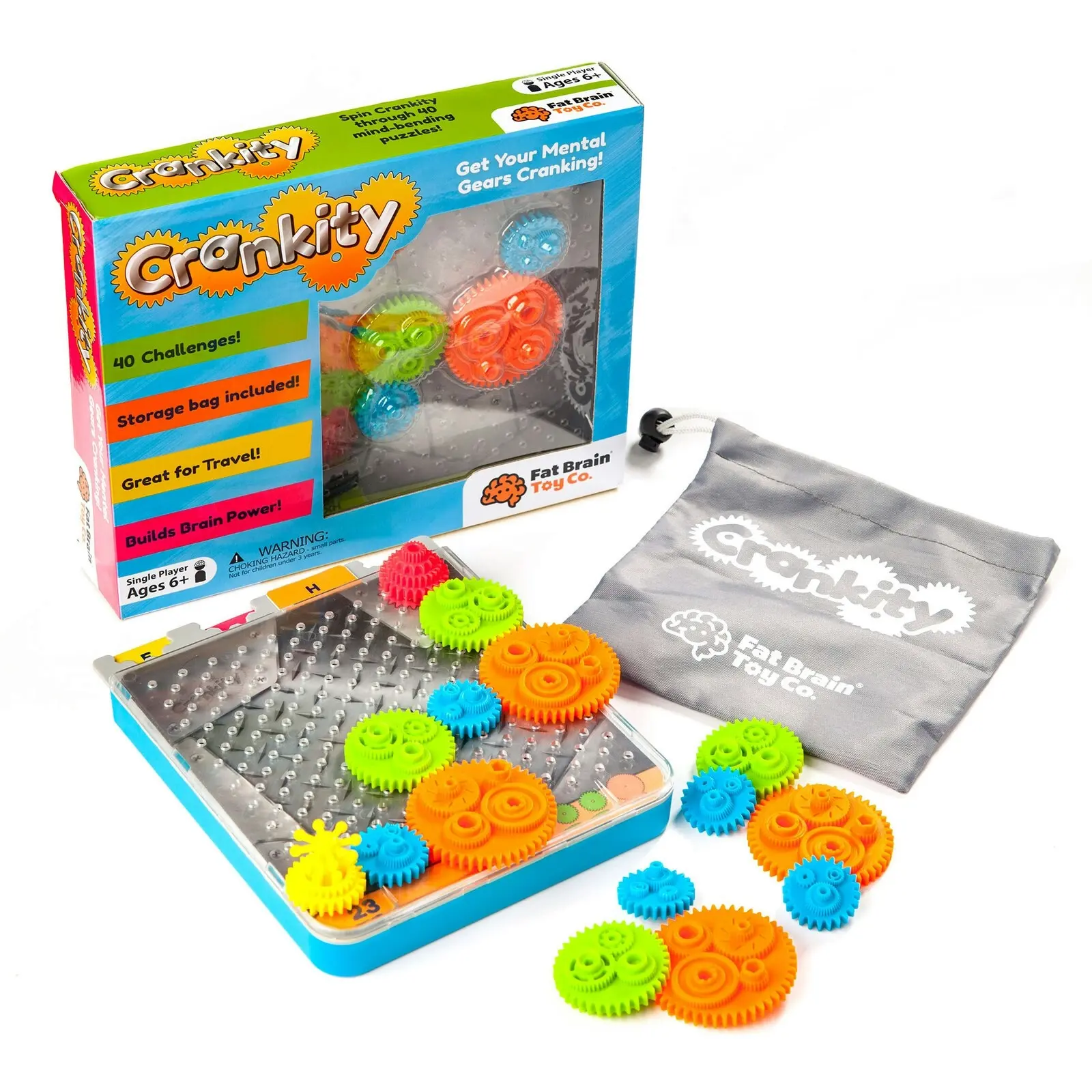 Fat Brain Toy Co. Crankity Brainteaser Kids/Children Puzzle Educational Toy 6y+