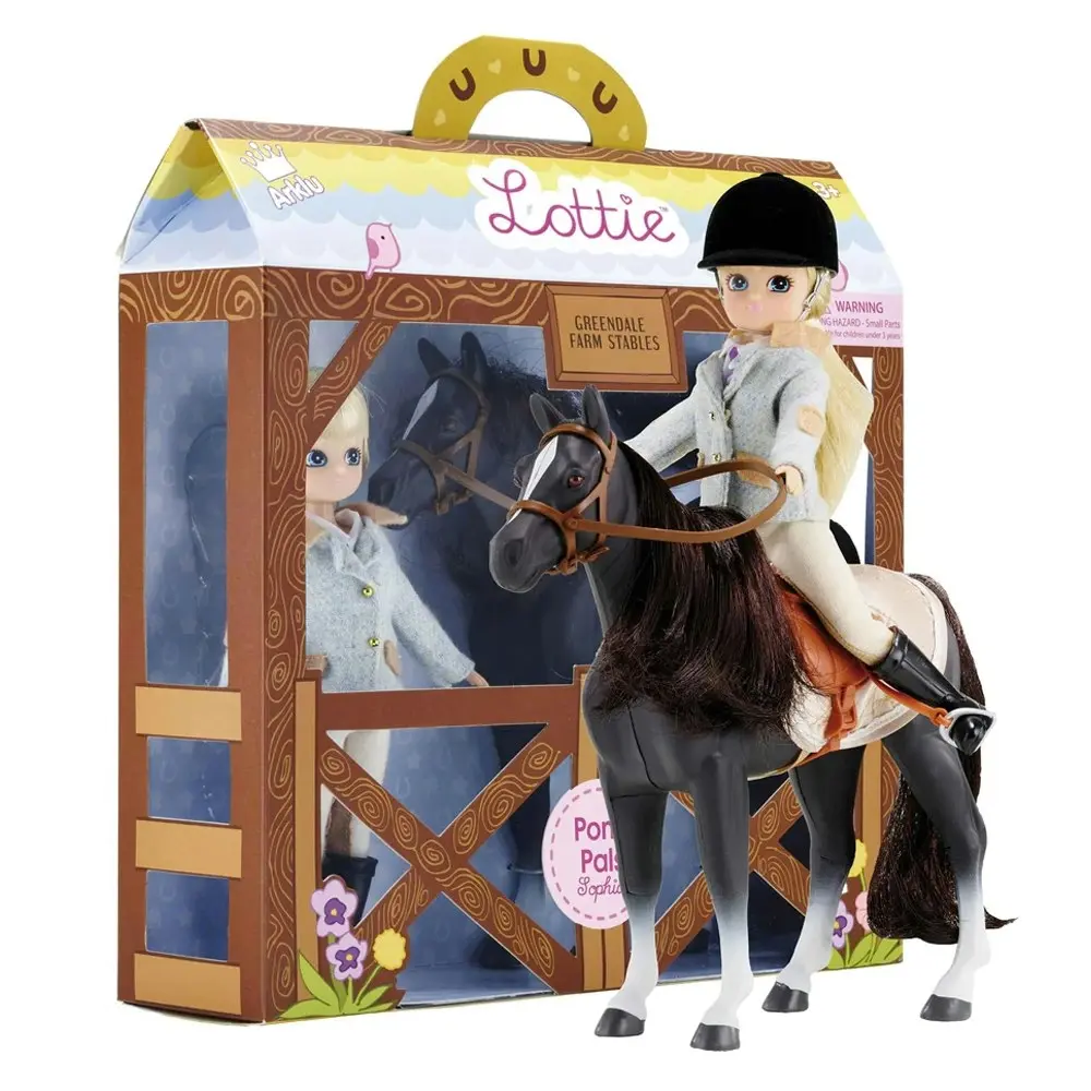 Lottie Pony Pals Toy Horse Dress Up Interactive Kids Fashion Doll Playing Set