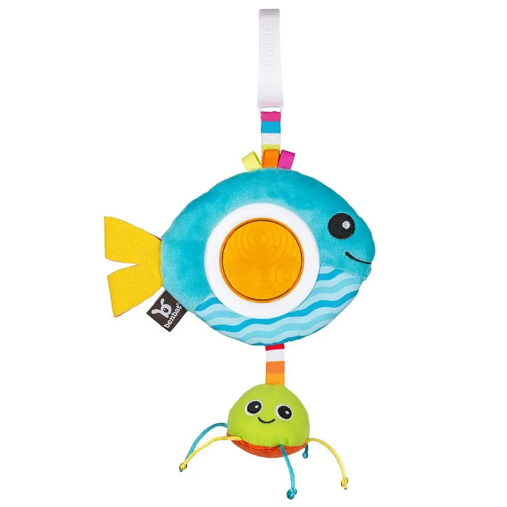 2PK Benbat Dazzle Rattle Fish Baby/Infant 0m+ Hanging Educational Stroller Toys