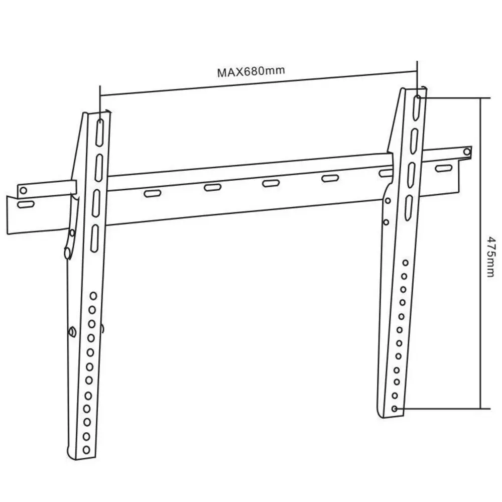 LCD/LED /Plasma TVs Wall Mount Bracket SLIM line 60KG for 30 32 36 40 48" screen