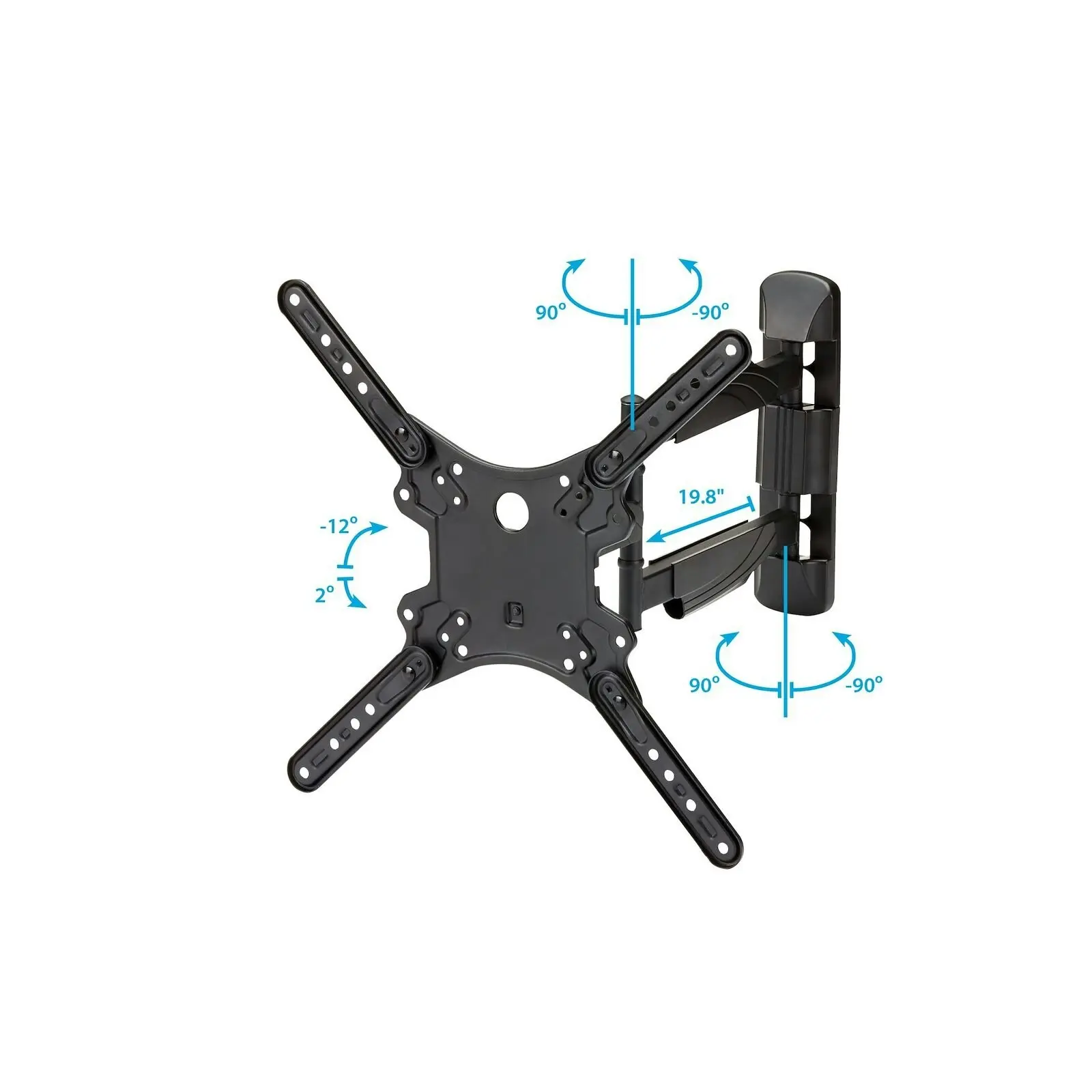 Star Tech Steel TV Wall Mount w/ Articulating Arm for 32-55in 35kg VESA Display