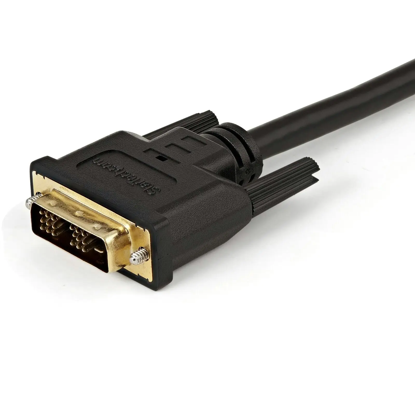 Star Tech 1.5M Male HDMI to Male DVI-D Braided Shield Cable Adapter for HDTV BK