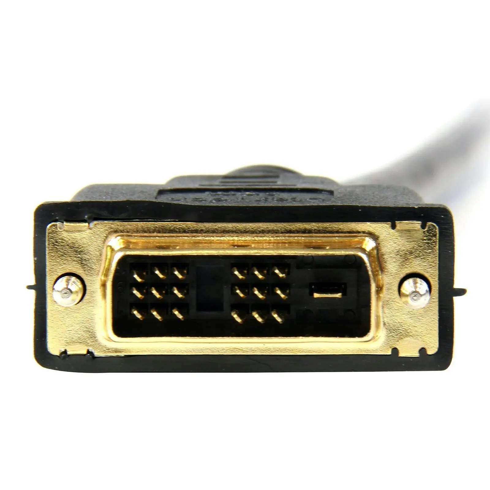 Star Tech 1M Digital Gold Plated Male HDMI to Male DVI-D Cable for HDTV/Monitor