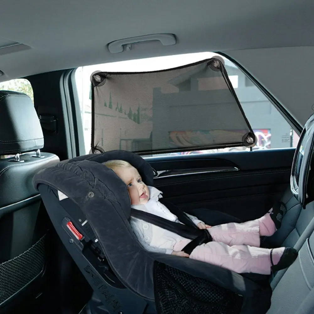 dreambaby 33x46cm Adjusta-Car Shade Glare Protection Kids/Children/Toddler Black