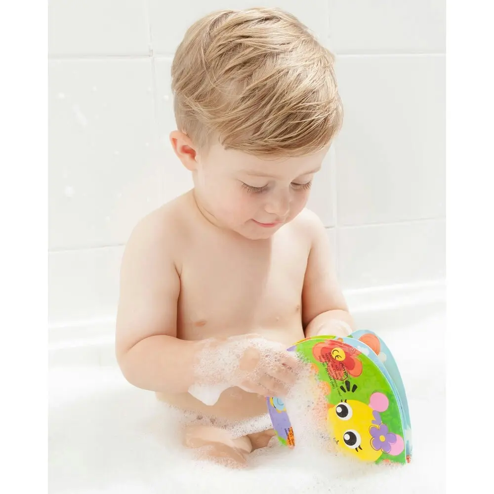 Playgro 13cm Little Bee Bath Books Bathtime/Water/Play Toys for 6m+ Baby/Babies