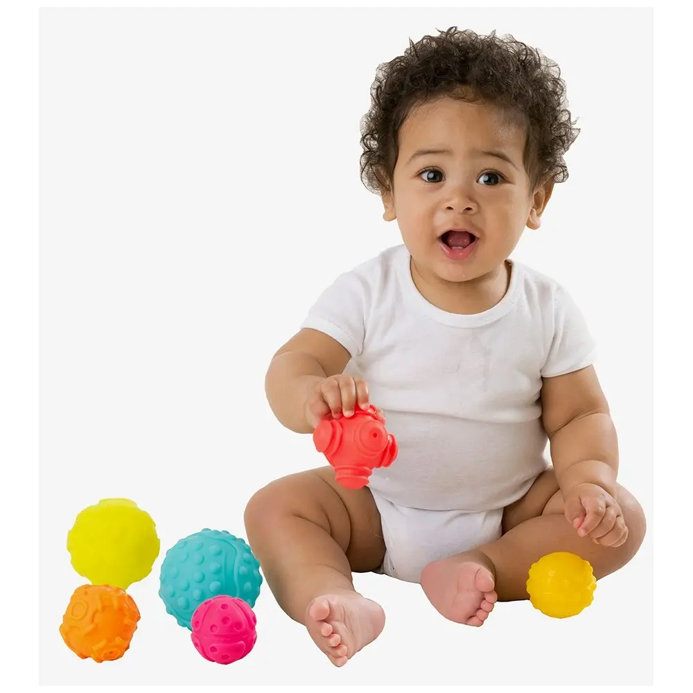 Playgro Textured Sensory Balls Tub/Shower Play/Fun Kids/Baby Bath Toy 6m+