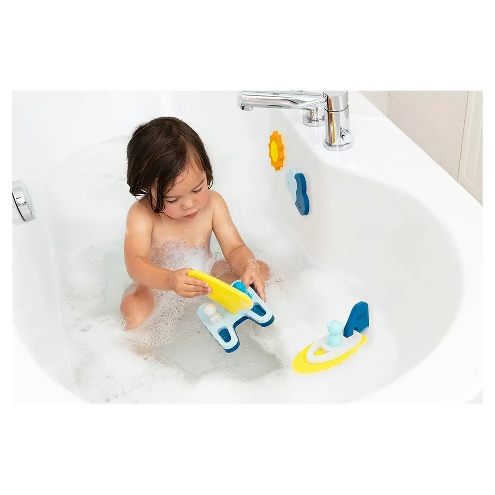 Quut Quutopia Bath Puzzle/Shower Play Water Toys for Kids 10m+ Sail Away