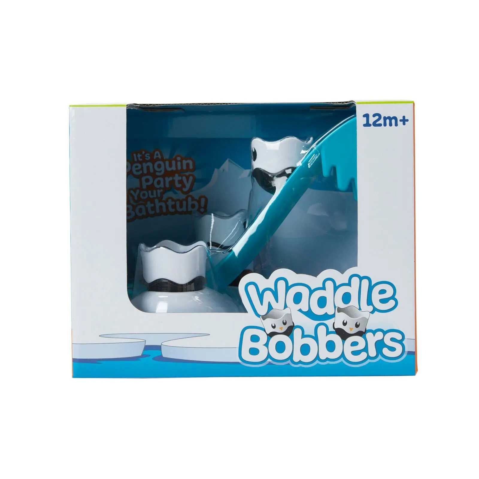 Fat Brain Toy Co Waddle Bobbers Kids/Baby 12m-5y Iceberg & Penguins Bath Toy