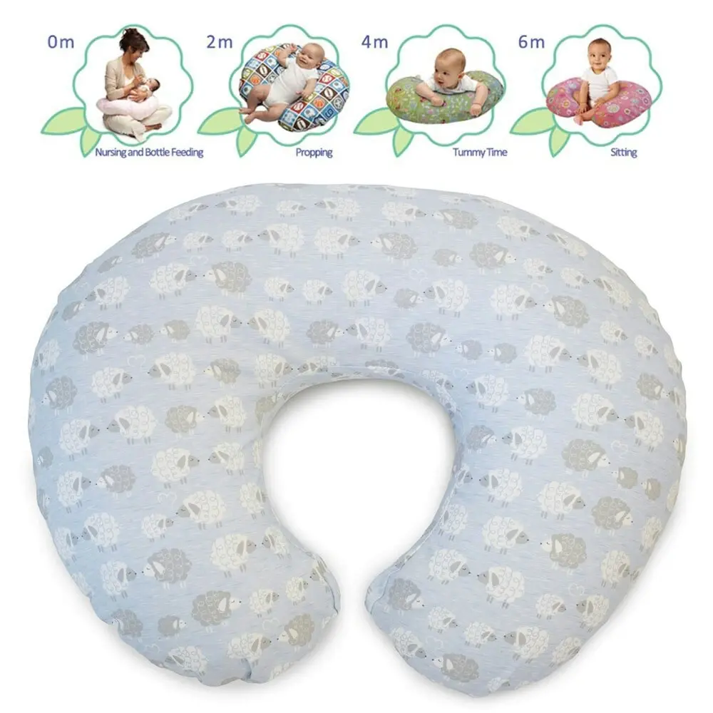 Chicco Boppy Support Pillow Breast Feeding Nursing/Infant Newborn Baby Sheep