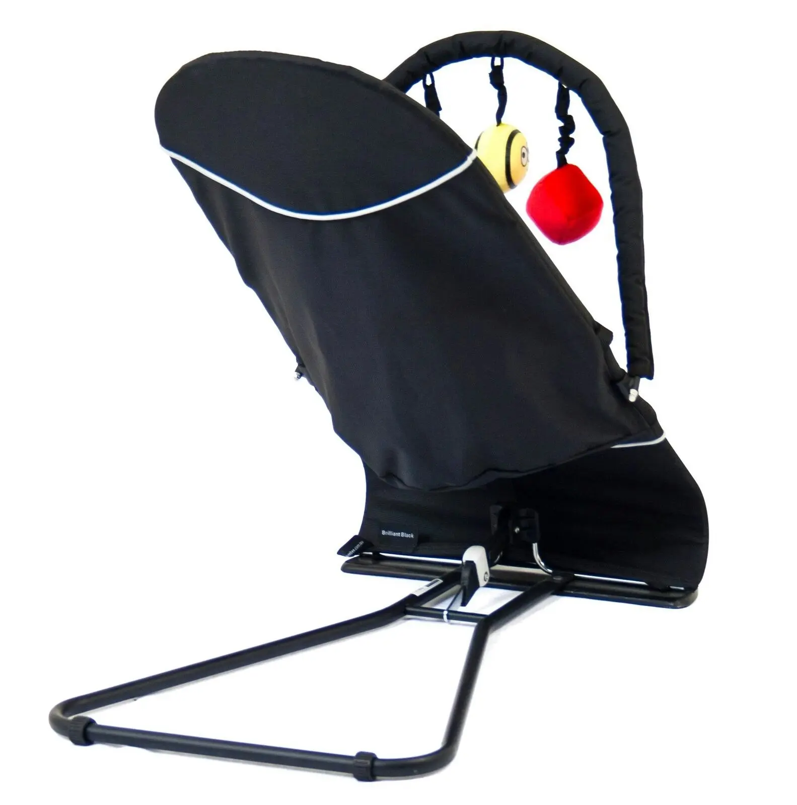 Vee Bee Baby Minder Cushioned Rocker/Bouncer for Infant Seat/Chair w/Toys Black