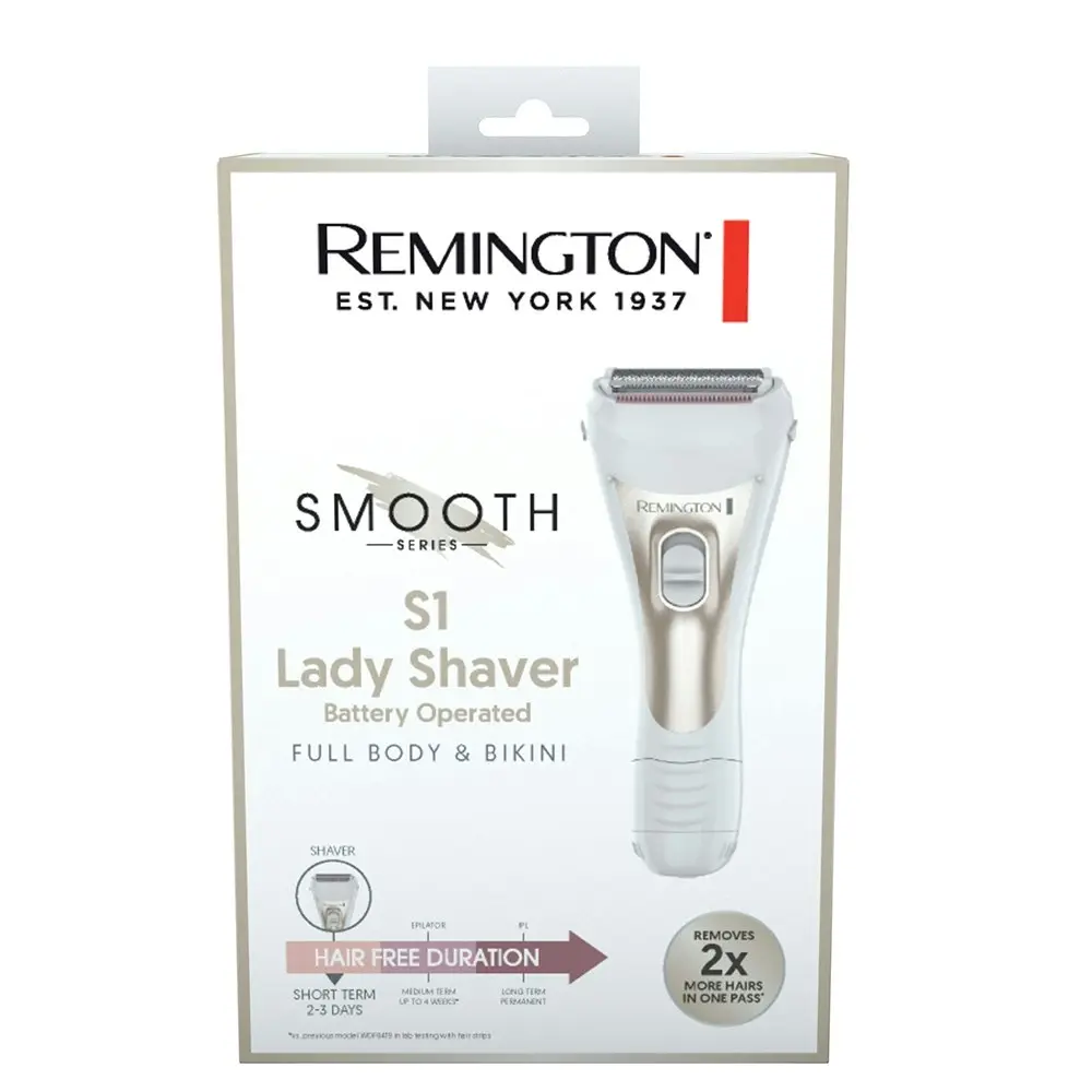 Remington S1 Smooth Lady Wet & Dry Foil Bikini/Body Women Hair Shaver/Trimmer