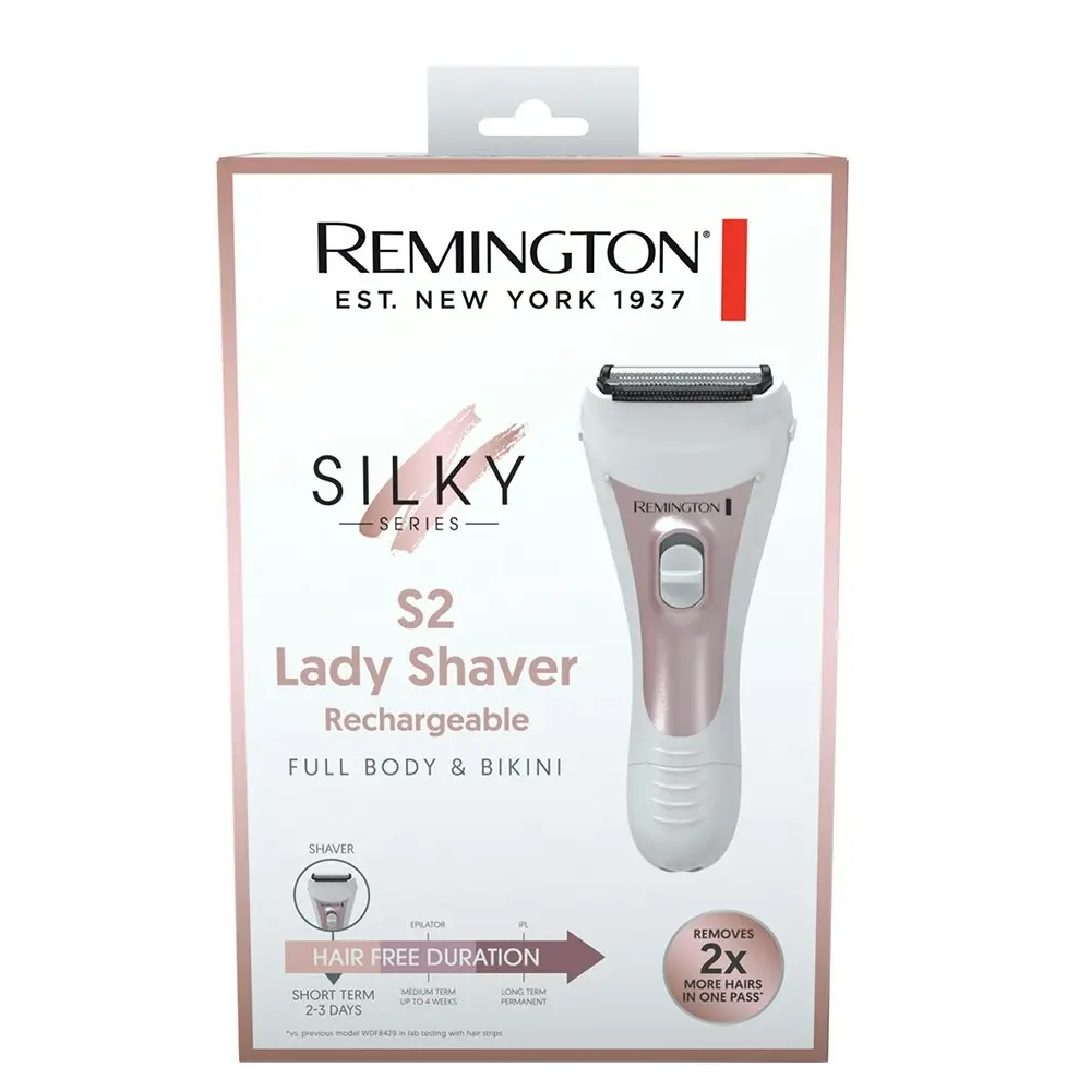 Remington Lady S2 Smooth Hypoallergenic Women Cordless Bikini/Body Hair Shaver