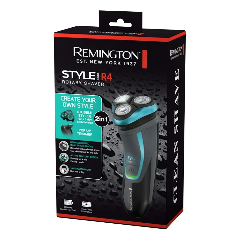 Remington Power Series R4 Rotary Rechargeable Wet/Dry Mens Hair Stubble/Shaver