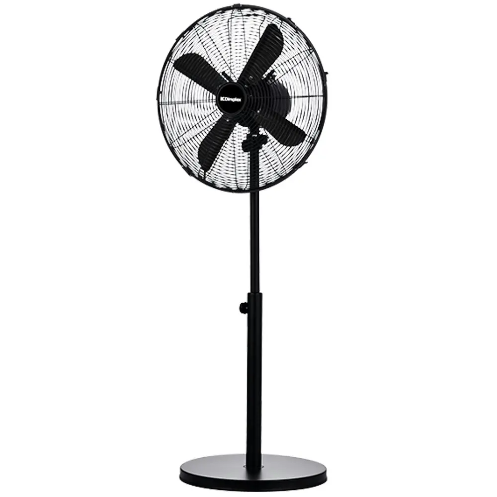 Dimplex 40cm High Velocity Oscillating Pedestal Fan/3 Speed/Air Cooler Matte BLK