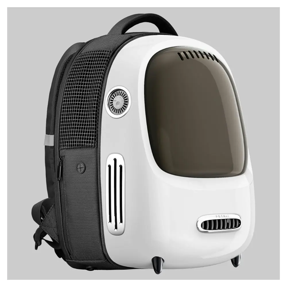 Petkit Breezy Smart Cat/Dog/Pet Carrier Backpack w/Built in Fan/Light - White