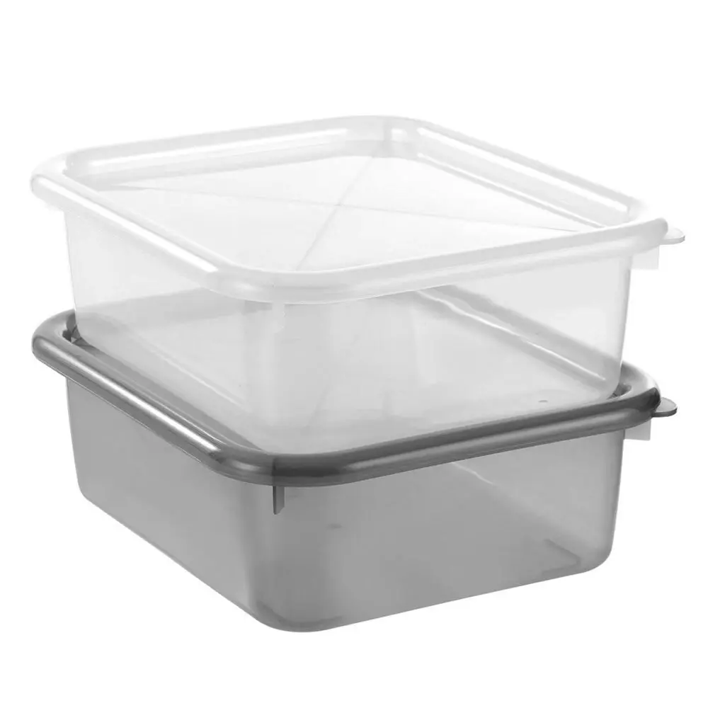 Boxsweden 10L Storage Container 35.5cm Home Organiser w/ Lid Holder Assorted