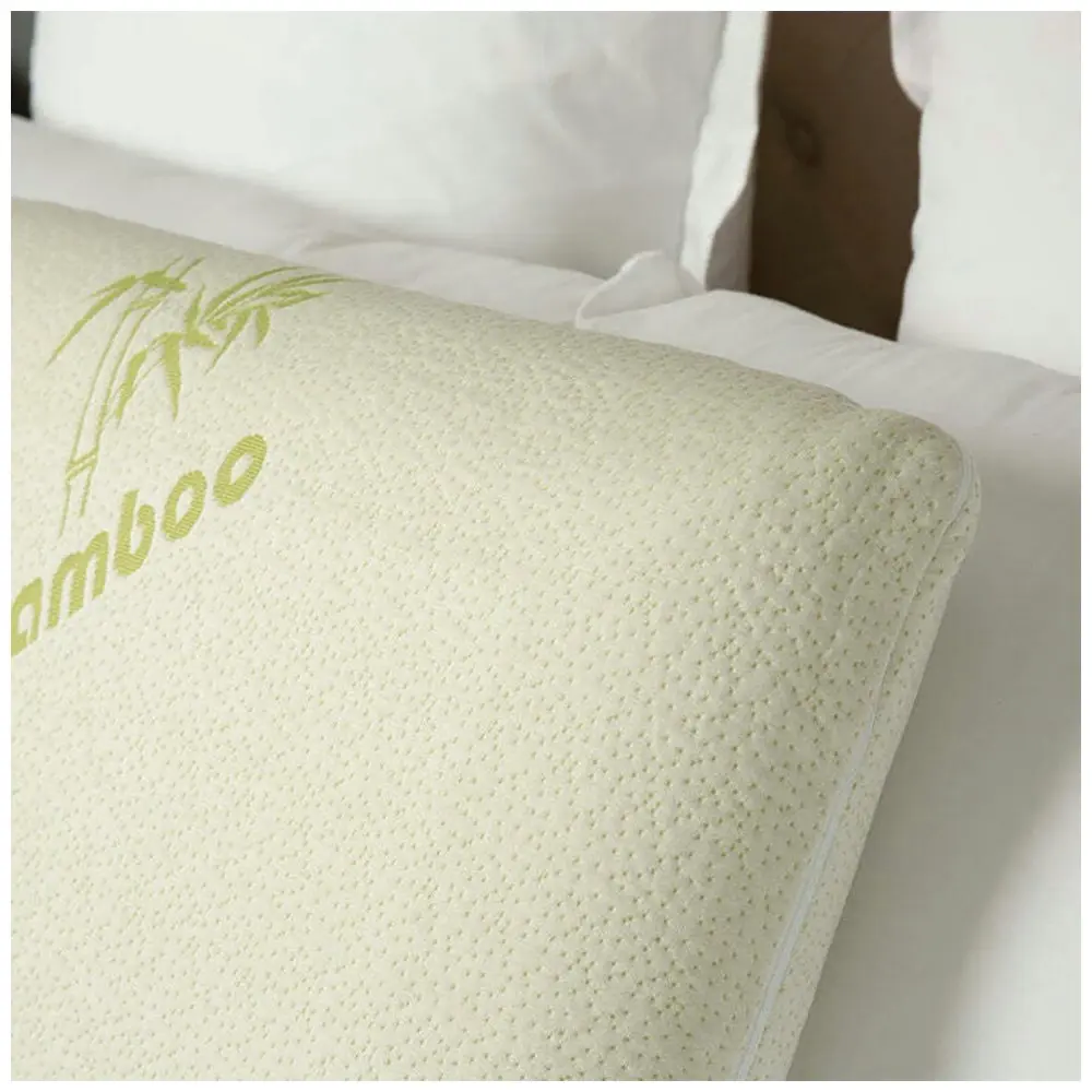 Tontine 46x72cm Comfortech Bamboo Cover Memory Foam Pillow Medium Height White