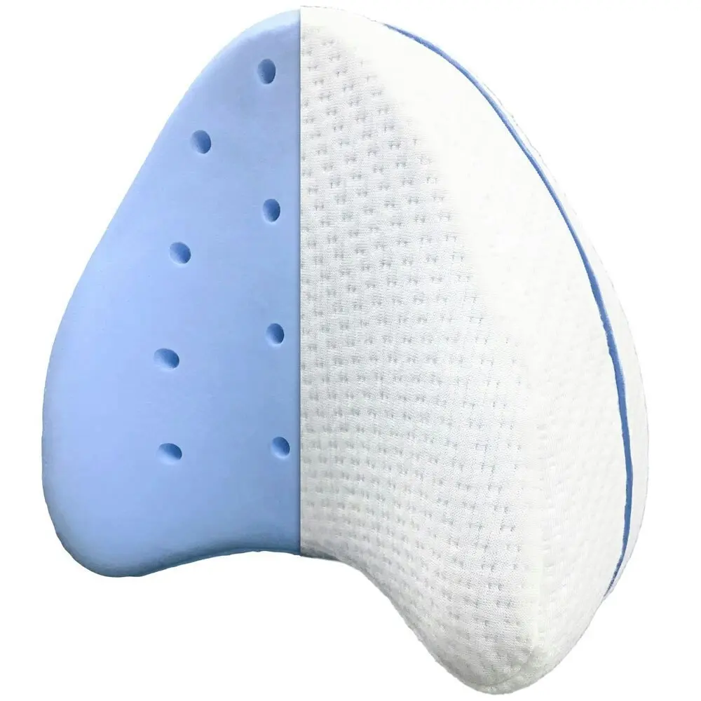 Vistara 25.5cm Miracle Memory Foam Knee/Hip Pillow w/Cover Posture/Comfort White