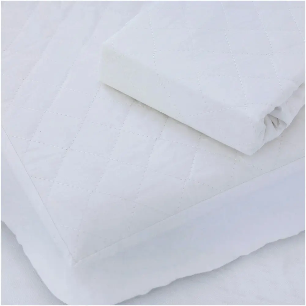 Bubba Blue Breathe Easy 96x55cm Waterproof Quilted Mattress Protector Cradle