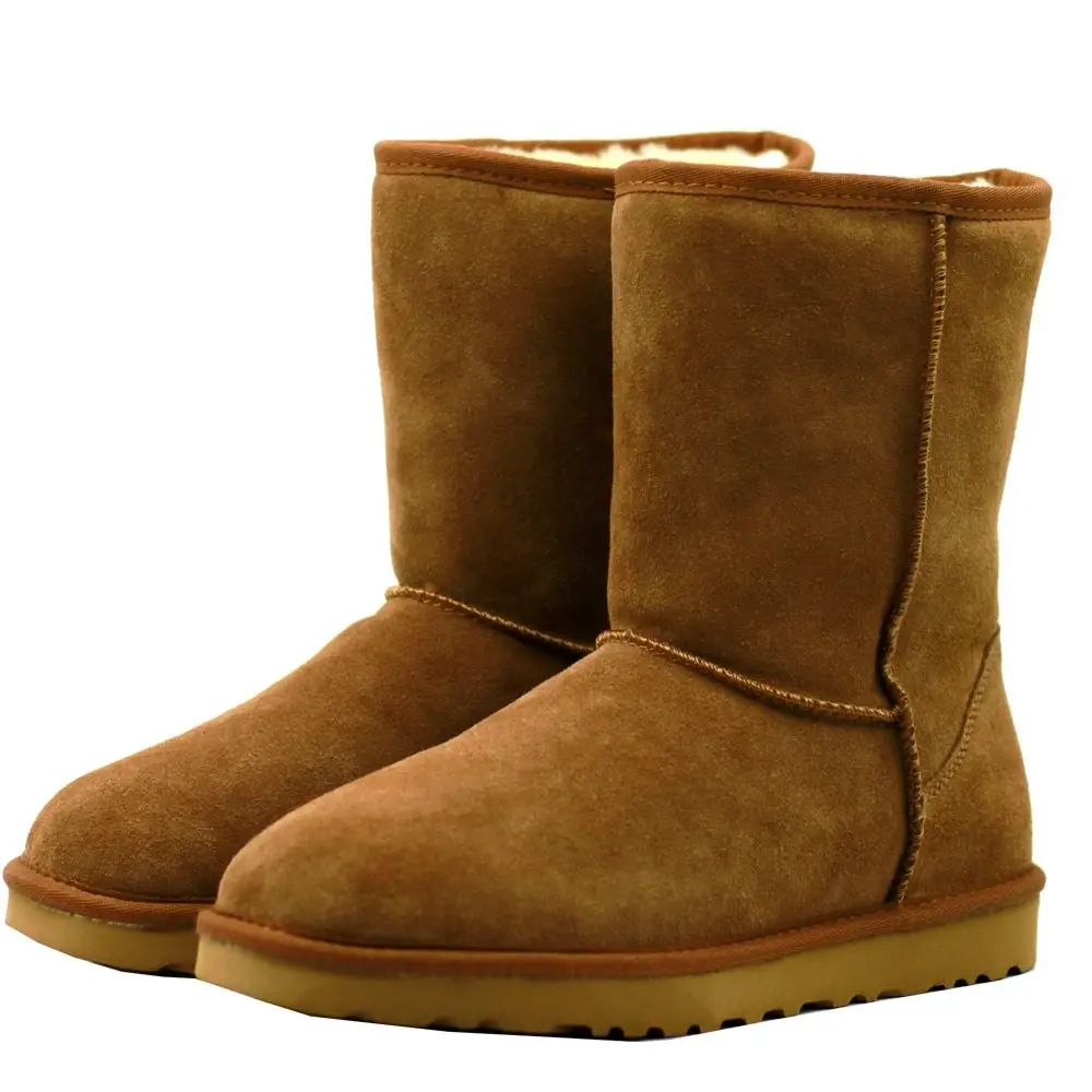 Waratah UGG® Ladies Water Resistant Short Mid Zip Up Boot - Chestnut